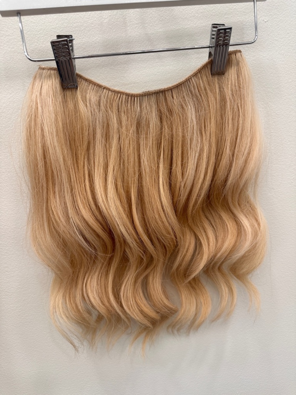 Halocouture Warm Blonde with highlights Halo Hairpiece